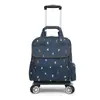 Bolsa de viaje mini plegable ultraligera al por mayor, bolsa de carrito pequeña universal con ruedas portátil, caja de tela para viaje de abordaje