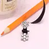 2026 Pinza para el Cabello de Hierro Personalizada Estilo Nuevo con Pedrería de Flor de Ciruelo Versión Coreana Mini Pasador para Niños Clip de Resorte