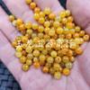 Jade jade amarillo jade cuentas jade cuentas sueltas amarillo fluorescente pulsera collar accesorios cuentas de jade hechas a mano venta al por mayor