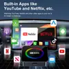Caja de IA Transfronteriza Caja Inalámbrica CarPlay Caja de Interconexión para Coche Android 12 Certificación Transfronteriza