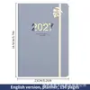 Calendario Anual 2027 en Inglés Libro 365 Días Planificador Diario de Eficiencia A5 Versión en Inglés Libro de Horario Encuadernado