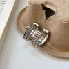 Versátiles y Elegantes Nuevos Pendientes de Saturno con Forma de Dado Estilo Vintage para Mujer con Clips para Orejas y Accesorios para Orejas de Diseño Único