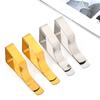 Suministro directo de fábrica clip trapezoidal para mantel de acero inoxidable clip para mantel clip de fijación ajustable de boca grande en stock