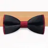 Pajarita Roja Negra Ropa Formal Pajarita para Hombre Padrino de Boda Novio Vino Boda Estilo Británico Coreano Pajarita