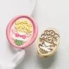 Nuevo producto para agosto: Sellos de Cera Serie Bouquet, creativos y lindos, para journaling y sellado de sobres, cabeza de sello de latón macizo, venta al por mayor