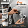 KineShineX Massa para Reparo de Amassados na Lataria do Carro 60g Pasta Branca para Preencher Arranhões e Furos de Portas
