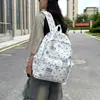 Mochila estrellada para niñas, estilo Ins, nicho, ligera, bolsa de doble hombro, gran capacidad, para estudiantes de secundaria, preparatoria, universidad, escuela, mochila para ir al trabajo