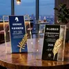 Placa de Prêmio de Cristal Personalizada, Medalha de Honra de Alto Padrão, Prêmios de Reunião Anual, Troféu de Funcionário Destaque, Certificado de Lembrança de Campeão