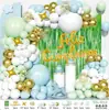 Conjunto de Balões de Aniversário em Espanhol Amazon Transfronteiriço Decoração de Fundo Cortina de Chuva Conjunto de Arco de Balões para Festa