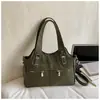 Bolso Grande de Alta Gama para Mujer 2026 Nuevo Estilo Sencillo para el Trabajo Tipo Tote Bolso de Hombro Cruzado Retro Elegante de Hombro Único Moderno
