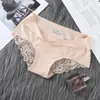 Calcinhas de Renda, Calcinhas de Seda Gelada, Tecido Perolado Fresco, Renda Sexy Respirável, Calcinhas Adesivas Sem Costura Atacado