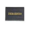 Felpudo de Entrada Personalizado con Letras en Inglés, Felpudo de Bucle de Seda Antideslizante, Felpudo de Bienvenida, Felpudo de Entrada