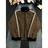 Chaqueta Retro Americana con Cuello Alto y Espinas para Hombre Otoño Tendencia Marca Desaliñado Guapo Gama Alta Holgada Casual Sentido del Diseño Ropa de Abrigo