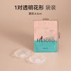 Parche de silicona transparente para pezones, ultrafino, antideslumbrante, invisible, impermeable y resistente al sudor.