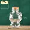 Botella Arcoíris de Plástico Duro Engrosado Botella de Gelatina Corcho Botella Oceánica Botella de Dulces Botella de los Deseos Mensaje en una Botella Estrella de la Suerte