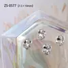 Explosiones Clavo de Diamante Forma de Dado Joyería Brillo Blanco Rosa Fondo Puntiagudo Cristal Acabado Bola de Diamante Accesorios para Uñas