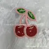 Adesivos grandes de tecido do fabricante com diamantes, cristais, cerejas, corações, números, coroas, acessórios de vestuário, decorações DIY, patches