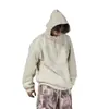 Moletom com Capuz da Marca Americana Retro Tendência para Homens, Jaqueta Versátil Estilo Americano Streetwear Solta para Casal, Moletom Casual Engrossado para Homens