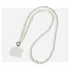 Cordón para teléfono móvil con forma de perla, cadena larga para teléfono móvil, funda para teléfono móvil, cordón con cuentas