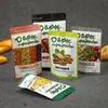 Saco de embalagem à prova de umidade para nozes, oito lados, autovedante, autoportante, para lanches, folha de alumínio, saco a vácuo para alimentos, frutas e vegetais