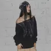 Estilo Oscuro Transfronterizo Otoño e Invierno Y2K Harajuku Street Sudadera con Capucha Ropa de Tendencia Ins Europea y Americana Nuevo Estilo 2025