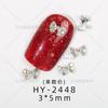 Pedrería AB para Arte de Uñas en Forma de Lazo de Alta Calidad en Stock, Decoraciones para Uñas, Accesorios de Pedrería, Ventas Directas del Fabricante, Brillante
