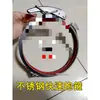 Braçadeira de Tubo de Ventilação de Aço Inoxidável Braçadeira de Tubo Flangeado Braçadeira para Tubo Saco de Pano Braçadeira para Tambor Fixação Galvanizada Braçadeira de Tubo de Vedação
