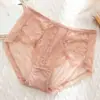 Bragas Sexy de Encaje para Mujer, Cintura Media-Alta, Sin Costuras, Malla Transparente, Huecas, Antibacterianas, Entrepierna de Algodón Puro, Bikini Triángulo