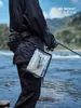 Bolsa Transparente Macia para Iscas Luya Pvc com Zíper Bolsa de Folhas Soltas Bolsa com Zíper A6 Grande Capacidade Iscas de Pesca Isca Artificial Bolsa Impermeável para Cosméticos