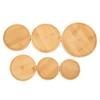 Maceta Carnosa Bandeja de Bambú Mosaico DIY Almohadilla de Bambú Embrión con Forma Base de Bambú Soporte Posavasos Bandeja Base Transfronteriza