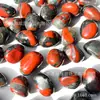 Suministro directo de fábrica de piedra de sangre africana natural en partículas grandes, piedra rodante 15-25 mm, piedra de molienda para aromaterapia, decoración del hogar