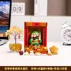 Adorno Feng Shui para Escritorio: Pequeño Altar para Trabajadores, Árbol de Dinero de Citrino para la Buena Suerte, Decoración de Entrada de Oficina