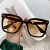 Óculos de Sol Quadrados Estilo Coreano 2025 Tendência Celebridade da Internet Rosto Neutro Rosto Grande Anti-UV Óculos de Sol Protetor Solar para Homens e Mulheres