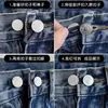 Botón Extensor de Cintura para Jeans Sin Coser Cintura Elástica Ajustable Pequeño a Grande Elástico Botón de Extensión para Pantalones Sin Coser