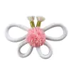 Decoración Habitación Infantil Bohemia Girasol Encaje Tejido Colgante de Pared Hogar Niña Bebé Decoración de Pared Infantil Flores