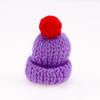 Fábrica en stock al por mayor gorro tejido de punto mini gorro de lana coreano con dedos pasador de pelo hecho a mano accesorios de joyería