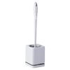 Cepillo de inodoro apto para inodoro, cepillo de limpieza de pared sin perforaciones, cepillo de inodoro doméstico con base sin ángulo muerto