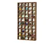 Prateleira de Exibição de Parede Estilo Chinês Novo em Madeira Maciça, Prateleira Multiuso, Rack para Chá, Suporte para Bule, Prateleira de Armazenamento de Parede, Rack para Xícaras de Chá