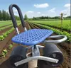 Taburete especial para persona perezosa de invernadero coche para recoger fresas campo de recolección cobertizo de campo verduras agrícolas silla de jardín conveniente