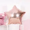 Nuevo globo de película de aluminio de estrella de cinco puntas de color sólido color puro centro comercial hotel KTV bar tienda decoración de escena diseño