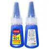 Cola Adesiva Forte Multifuncional 501, Secagem Rápida, à Prova d'Água, para Colar Pontas de Unha, Acessórios, Metal, Plástico e Nail Art
