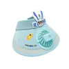 Chapéu de Sol com Proteção Solar para Crianças com Ventilador, Chapéu de Sol de Verão, Proteção UV, Meninos, Meninas, Bebê, Aba Larga, Chapéu com Topo Aberto