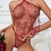 Suministro transfronterizo Europa y Estados Unidos comercio exterior lencería sexy chicas sexys malla transparente banda para el vientre ropa interior traje sexy venta al por mayor