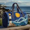 2026 Nueva Serie Náutica Retro Transfronteriza Bolsa de Viaje Acolchada Portátil para Distancias Cortas Bolsa Deportiva Multifuncional para Fitness