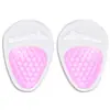 Nova almofada de palma frontal antiderrapante bicolor anti-atrito absorvente de choque de meia-calça GEL autoadesiva macia e confortável para sapatos de salto alto almofada para a parte da frente do pé