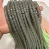 DIY 5 cor 8 * 12mm cor natural branco verde pó cinza jade Dongling nós de bambu contas soltas imitação de jade pulseira colar jóias