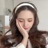 Coreia do Sul Chanel estilo Camélia headband preto e branco esponja elegante moda feminina cabelo pressionando headband boutique acessórios para cabelo