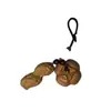 Venta Directa de Fábrica de Cadenas para Teléfono Móvil de Madera de Ciprés Tallada en Acantilado, Colgantes de Madera Maciza, Accesorios Portátiles para Llavero, Venta al por Mayor