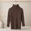 Suéter de cuello alto para niños para otoño e invierno, top de punto acanalado ajustado para bebés, camiseta interior elástica versátil para niños pequeños y niños pequeños