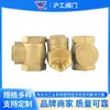Válvula de Retención Horizontal de Latón Shanghai Hugong H14W-16T Rosca para Tubería de Agua Válvula Antirretorno Válvula de Retención de Oscilación